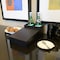 Dacasso Black Leatherette Coffee Condiment Organizer AG-1328 - alternate 4